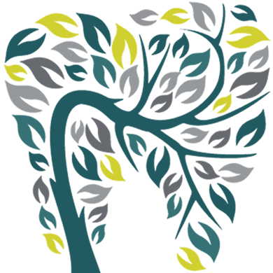 tree with leaves in the shape of a tooth